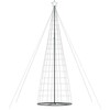 LED Kalėdų eglutė 1534 LEDs Šilta Balta 500 cm