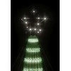 Šviečianti Kalėdų eglutė, 180cm, 275 šaltos LED, kūgio formos