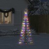 LED Kalėdų eglutė 200 LED Spalvingi 180 cm