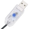 LED Kalėdų eglutė 200 LED Spalvingi 180 cm