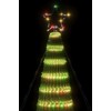 Šviečianti Kalėdų eglutė, 300cm, 688 LED, kūgio formos