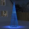 Šviečianti Kalėdų eglutė, 300cm, 688 mėlynos LED, kūgio formos