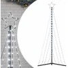 LED Kalėdų eglutė 339 LED Šalta Balta 187 cm