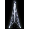 LED Kalėdų eglutė 363 LEDs Šalta Balta 182 cm