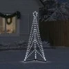 LED Kalėdų eglutė 363 LEDs Šalta Balta 182 cm