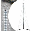 LED Kalėdų eglutė 363 LEDs Šalta Balta 182 cm