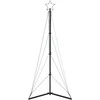 LED Kalėdų eglutė 363 LEDs Šalta Balta 182 cm