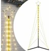 LED Kalėdų eglutė 363 LEDs Šilta Balta 182 cm