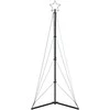 LED Kalėdų eglutė 363 LEDs Šilta Balta 182 cm