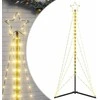 LED Kalėdų eglutė 363 LEDs Šilta Balta 182 cm