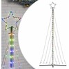 LED Kalėdų eglutė 447 LED Spalvingi 250 cm