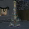 LED Kalėdų eglutė 447 LED Spalvingi 250 cm
