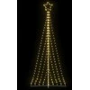 LED Kalėdų eglutė 447 LED Šiltai Balta 250 cm