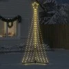 LED Kalėdų eglutė 447 LED Šiltai Balta 250 cm