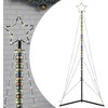 LED Kalėdų eglutė 483 LED Spalvingi 240 cm