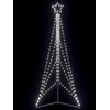 LED Kalėdų eglutė 483 LED Šalta Balta 240 cm