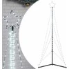 LED Kalėdų eglutė 483 LED Šalta Balta 240 cm