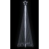 LED Kalėdų eglutė 495 LED Šaltai Balta 300,5 cm