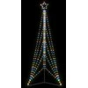 LED Kalėdų eglutė 525 LED Spalvingi 302 cm