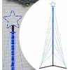 LED Kalėdų eglutė 525 LED Mėlyna 302 cm