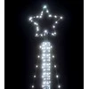 LED Kalėdų eglutė 525 LED Šalta Balta 302 cm