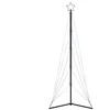 LED Kalėdų eglutė 525 LED Šalta Balta 302 cm