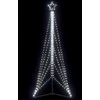 LED Kalėdų eglutė 525 LED Šalta Balta 302 cm