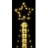LED Kalėdų eglutė 525 LEDs Šilta Balta 302 cm