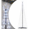 LED Kalėdų eglutė 550 LED Šaltai Balta 300 cm