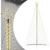 LED Kalėdų eglutė 570 LEDs Šilta Balta 399 cm