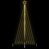 LED Kalėdų eglutė 570 LEDs Šilta Balta 399 cm