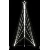 LED Kalėdų eglutė 615 LED šaltai balta 404,5 cm