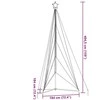 LED Kalėdų eglutė 615 LEDs Šiltai balta 404,5 cm