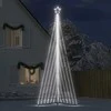 LED Kalėdų eglutė 789 LED Šaltai Balta 476 cm