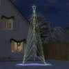 LED Kalėdų eglutė 861 LED Spalvinga 478 cm