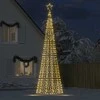 LED Kalėdų eglutė su smaigaliais 1534 LED Šiltai balta 500 cm