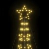 LED Kalėdų eglutė su smaigaliais 1534 LED Šiltai balta 500 cm