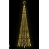 LED Kalėdų eglutė su smaigaliais 1534 LED Šiltai balta 500 cm