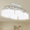Lubinis šviestuvas Šviestuvas su Stikliniais Elipsoido Formos Gaubtais, 6 E14 Lemputės