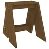 Taburetės, 2vnt., medaus rudos, 40x40x45cm, pušies masyvas