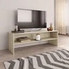 TV staliukas Televizoriaus spintelė, ąžuolo, 120x40x40cm, apdirbta mediena