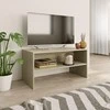 TV staliukas Televizoriaus spintelė, ąžuolo, 80x40x40cm, apdirbta mediena