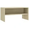 TV staliukas Televizoriaus spintelė, ąžuolo, 80x40x40cm, apdirbta mediena