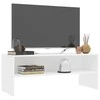 TV staliukas Televizoriaus spintelė, balta, 100x40x40cm, apdirbta mediena