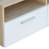 TV staliukas Televizoriaus spintelė, ąžuolo/balta, 95x35x36cm, mediena