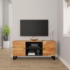 TV staliukas Televizoriaus spintelė, 105x33x46cm, akacijos medienos masyvas
