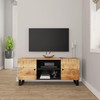 TV staliukas Televizoriaus spintelė, 105x33x46cm, mango medienos masyvas