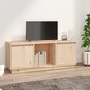 TV staliukas Televizoriaus spintelė, 110,5x35x44cm, pušies medienos masyvas