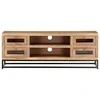 TV staliukas Televizoriaus spintelė, 110x30x40cm, akacijos medienos masyvas