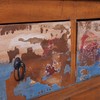 TV staliukas Televizoriaus spintelė, 110x35x40cm, tikmedžio mediena